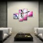 Tetraptych Modern Abstract Painting Wall Art Figure Decoration Ideas