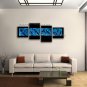 Hand Painted 4 Pieces Modern Abstract Painting Wall Art Ready To Hang