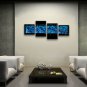 Hand Painted 4 Pieces Modern Abstract Painting Wall Art Ready To Hang