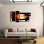 Hand-painted 4 Pieces Modern Abstract Painting Wall Art Ready To Hang