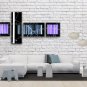 Hand Painted 4 Pieces Modern Abstract Painting Wall Art Inner Stretched