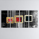 Hand-painted 4 Pieces Modern Abstract Painting Wall Art On Canvas Artworks