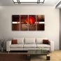 Hand Painted 4 Pieces Modern Abstract Painting Wall Art On Canvas Artworks