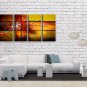 Hand Painted Tetraptych Modern Abstract Painting Wall Art Ready To Hang