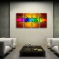 Hand-painted 4 Pieces Modern Abstract Painting Wall Art Oil On Canvas