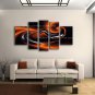 Handmade Pentaptych Modern Abstract Painting Wall Art Sci-fi Oil On Canvas