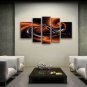 Handmade Pentaptych Modern Abstract Painting Wall Art Sci-fi Oil On Canvas