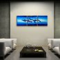 Handmade Elegant Modern Abstract Painting Wall Art Sci-fi Oil On Canvas