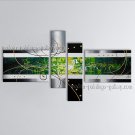 Hand-painted 4 Pieces Modern Abstract Painting Wall Art On Canvas Artworks
