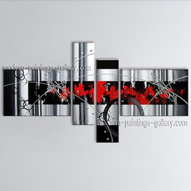 Handmade Artcrafts Large Modern Abstract Painting Wall Art Inner Stretched