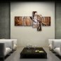 Hand Painted 5 Pieces Modern Abstract Painting Wall Art Interior Design