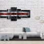 Handmade Pentaptych Modern Abstract Painting Wall Art On Canvas Artworks