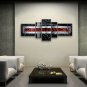 Handmade Pentaptych Modern Abstract Painting Wall Art On Canvas Artworks