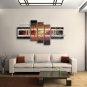 Hand Painted 5 Pieces Modern Abstract Painting Wall Art Artwork Pictures