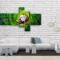 Hand Painted 5 Pieces Modern Abstract Painting Wall Art Interior Design
