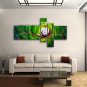 Hand Painted 5 Pieces Modern Abstract Painting Wall Art Interior Design