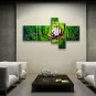 Hand Painted 5 Pieces Modern Abstract Painting Wall Art Interior Design