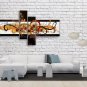Handmade Tetraptych Modern Abstract Painting Wall Art Contemporary Decor