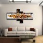 Handmade Tetraptych Modern Abstract Painting Wall Art Contemporary Decor