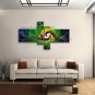 Hand-painted Tetraptych Modern Abstract Painting Wall Art Gallery Wrapped