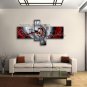 Hand Painted 4 Pieces Modern Abstract Painting Wall Art Artwork Pictures