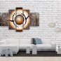 Handmade 4 Pieces Modern Abstract Painting Wall Art Figure Gallery Wrapped