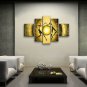 Pentaptych Modern Abstract Painting Wall Art Figure Decoration Ideas
