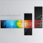 Hand-painted Triptych Modern Abstract Painting Wall Art On Canvas Artworks