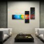 Hand-painted Triptych Modern Abstract Painting Wall Art On Canvas Artworks