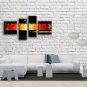 Handmade Tetraptych Modern Abstract Painting Wall Art On Canvas Artworks