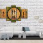 Handmade 5 Pieces Modern Abstract Painting Wall Art Figure Gallery Wrapped