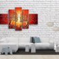 Hand Painted Large Modern Abstract Painting Wall Art Figure Inner Framed