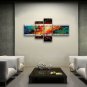 Hand-painted Tetraptych Modern Abstract Painting Wall Art Artwork Pictures