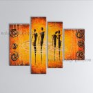 Handmade Large Modern Abstract Painting Wall Art Figure Interior Design