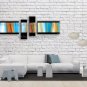 Hand Painted 4 Pieces Modern Abstract Painting Wall Art Inner Stretched