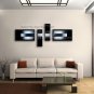 Hand Painted 4 Pieces Modern Abstract Painting Wall Art Oil On Canvas