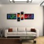 Hand Painted 4 Pieces Modern Abstract Painting Wall Art Artist Artworks