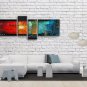 Hand Painted Large Modern Abstract Painting Wall Art Inner Framed