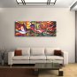 Hand Painted 4 Pieces Modern Abstract Painting Wall Art Artwork Images