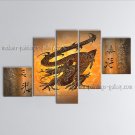 Hand-painted 5 Pieces Modern Abstract Painting Wall Art Contemporary Decor