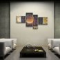 Hand-painted Tetraptych Modern Abstract Painting Wall Art Artist Artworks