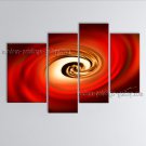 Hand-painted 4 Pieces Modern Abstract Painting Wall Art Artwork Images