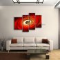 Hand-painted 4 Pieces Modern Abstract Painting Wall Art Artwork Images
