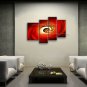 Hand-painted 4 Pieces Modern Abstract Painting Wall Art Artwork Images