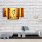 Hand-painted Elegant Modern Abstract Painting Wall Art Figure Inner Framed