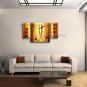 Hand-painted Elegant Modern Abstract Painting Wall Art Figure Inner Framed