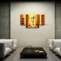 Hand-painted Elegant Modern Abstract Painting Wall Art Figure Inner Framed