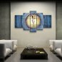 Pentaptych Modern Abstract Painting Wall Art Figure Decoration Ideas