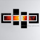 Hand Painted Large Modern Abstract Painting Wall Art Inner Framed