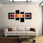 Hand Painted Large Modern Abstract Painting Wall Art Inner Framed
